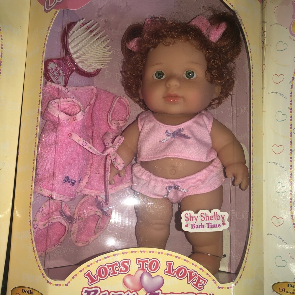 Berenguer lots to love baby steps Shy Shelby bath time 2005 rare baby doll